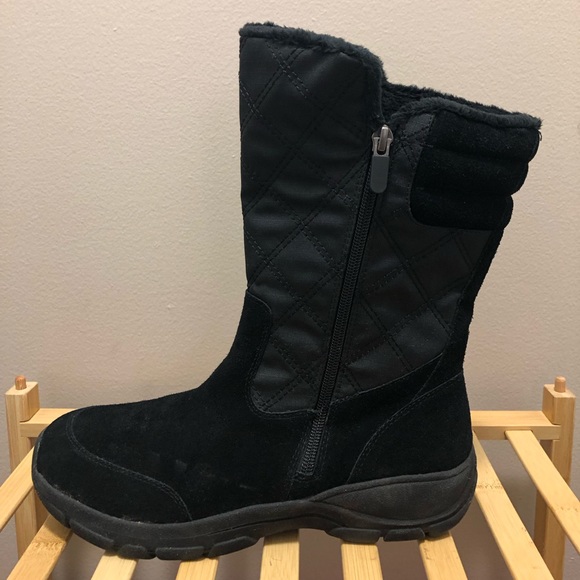 Lands’ End Women’s Insulated All Weather Winter Snow Boots, Black, Size 9 - Picture 4 of 13